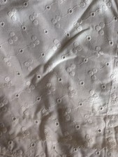 Antike weiße Bettwäsche Überschlaglaken Bettuch Bestickt Leinen Handarbeit Uralt