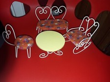 Altes Puppenhaus Möbel Bodo Hennig Gartenmöbel Barbie aus Sammlung 70er Vintage