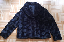 Damenjacke aus super weichem Kunstfell (Plüsch) Gr. 42 schwarz
