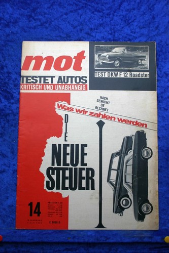 Mot dkw 12 roadster - mot, f