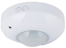 IR INFRAROT BEWEGUNGSMELDER DECKENMONTAGE AUFPUTZ LED 360 IP20 12m 