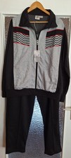 Herren Anzug Herbold Sportswear Gr. 56 NEU Schwarz/Grau Freizeitanzug Hose Jacke