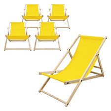 5er Set Liegestuhl Strandliege