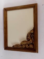 HOLZRAHMEN FISCH RESTAURANT GASTRONOMIE SPEISEKARTE TAFEL 73 cm x 58 cm