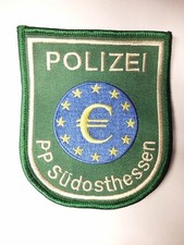 HESSEN POLIZEIPRÄSIDIUM SÜDOSTHESSEN EURO ABZEICHEN AUFNÄHER  PATCH