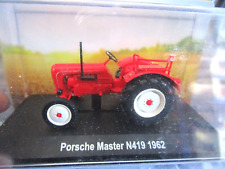 TRAKTOR  PORSCHE Master N419 red rot 1962 Bulldog IXO Altaya 1:43