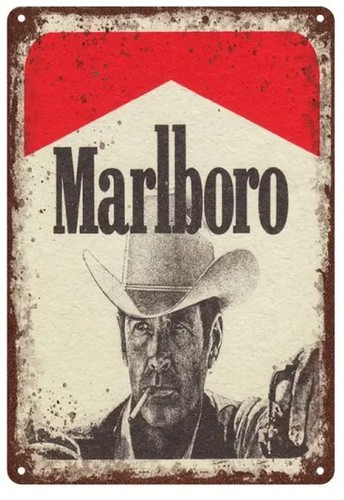 Blechschild marlboro 20x30cm - marlboro,