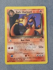 Pokémon  Karte • Dunkles Glurak • Team Rocket Set • Englisch • Vintage