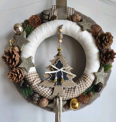 Weihnachtskranz braun - weihnachtskranz,