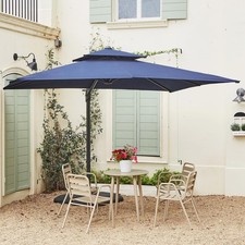 3m Sonnenschirm Outdoor-Schirm Großer freischwingender Terrassenschirm