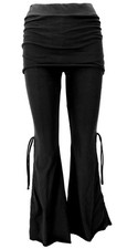 Goa Psytrance Hose, Sommerhose, Yogahose, Festivalhose, Schlaghose - schwarz