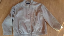 Lands' End Teddy Fleecejacke In Woll Curly Optik beige Gr. L XL 46
