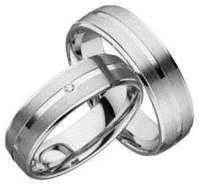 2x JC Trauringe Silber