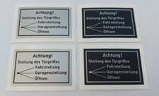 Unimog Aufkleber Türgriff