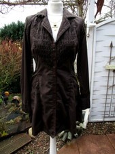 Bluse braun mais il est ou le soleil Jacke Neu Kleid Blusenkleid