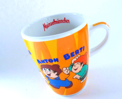 Mainzelmännchen tasse zdf - mainzelmännchen,