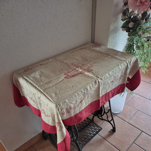 Antik tuch für - für, korb,