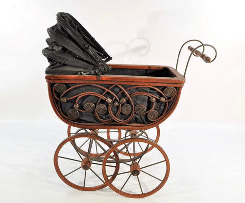 Antiker puppenwagen original - antiker,