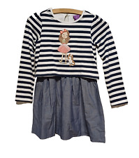 Mädchen Kleid Gr. 122 Shrinking Violet   langarm 6-7 Jahre - B1 Lagenlook