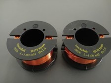 1 PAAR LUFTSPULEN 1,0 mH  1,00 mm