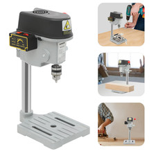 ? 340W Mini Tischbohrmaschine 5158A Bohrmaschine Bohrwerkzeug 3 Stufen 110/220V