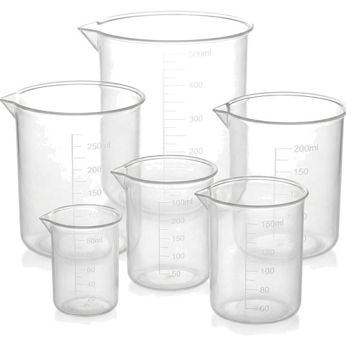 Messbecher set stück - messbecher, 6
