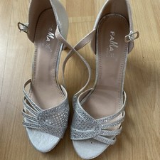 High Heel 38 Pumps Silber