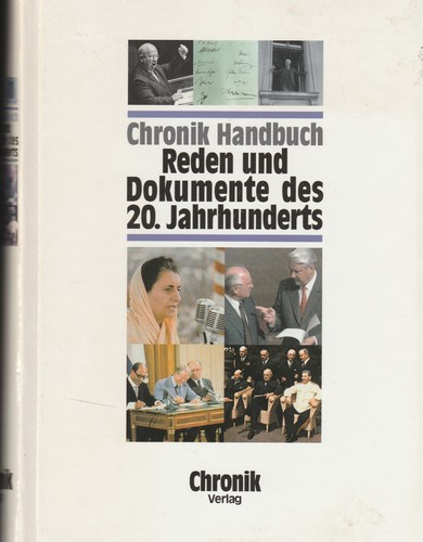 Chronik handbuch reden und - reden,