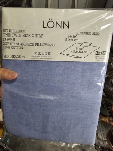 Ikea lonn twin sized quilt - lonn,