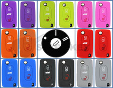 Peugeot Citroen Schlüssel  Hülle Cover 207 307 208 308 407 C3 C4 C5 C6 Partner 