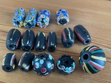 15 Handelsperlen  Old African Trade Beads  Glasperlen