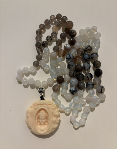 Handmade mala bead - , necklace