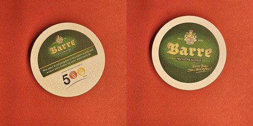 Barre reinheitsgebot 500 - barre, jahre