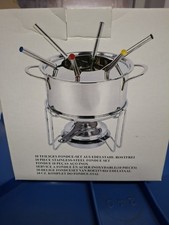 Edelstahl Fondue Set 10 Tlg. -