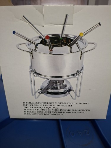 Edelstahl fondue set tlg - edelstahl, tlg.