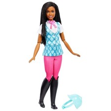 Mattel HXJ39 - Barbie - Das geheimnisvolle Pferdeabenteuer - Reiterin Brooklyn