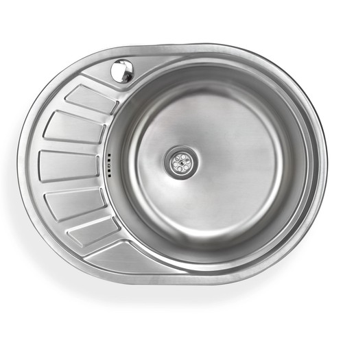 Einbauspülbecken chrom oval - chrom,