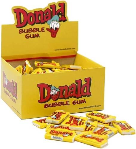 Donald bubble gum yellow block - donald,