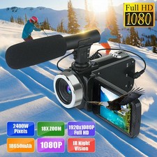Mini Full HD 1080P 24MP 18X Zoom 3'' LCD Digital Camcorder Video HDMI Kamera