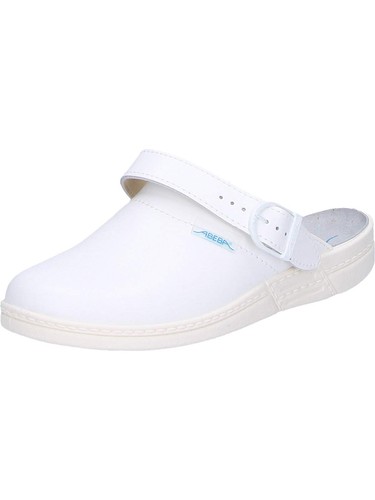 Abeba clog weiß leder - abeba,