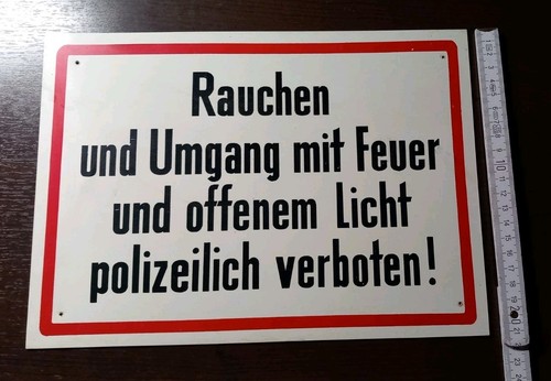 Ddr verbot schild - ddr, lpg