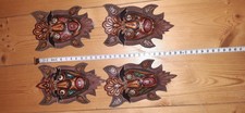 Kleine Deko Masken Echtleder 4