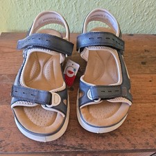 RIEKER Sport Outdoorsandale Sandalette, Plateauabsatz, Klettverschlüsse 41 blau