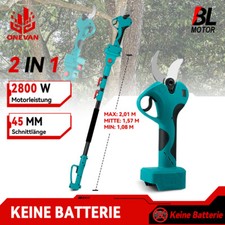 Teleskop Akku-Astschere Gartenschere Astsäge Stschneider Rebschere Ohne Akku