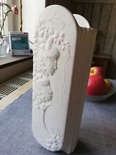 AK Kaiser Vase Bisquitporzellan M. Frey 0232 Relief im Jugendstil