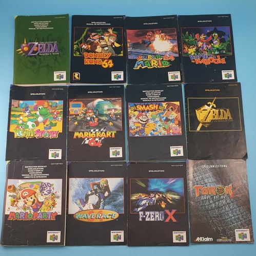 Nintendo n64 anleitungen - 64,