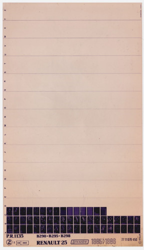 Microfiche ersatzteilkatalog - microfiche,