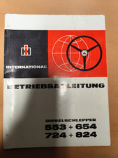 ORIGINAL IHC 553 654 724 824 Betriebsanleitung traktor KY