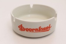 Aschenbecher Doornkaat rund weiß 2 verschiedene Öffnungen