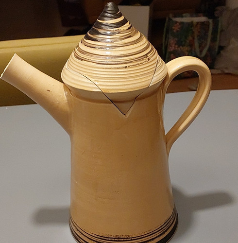 Keramik kaffeekanne - keramik,